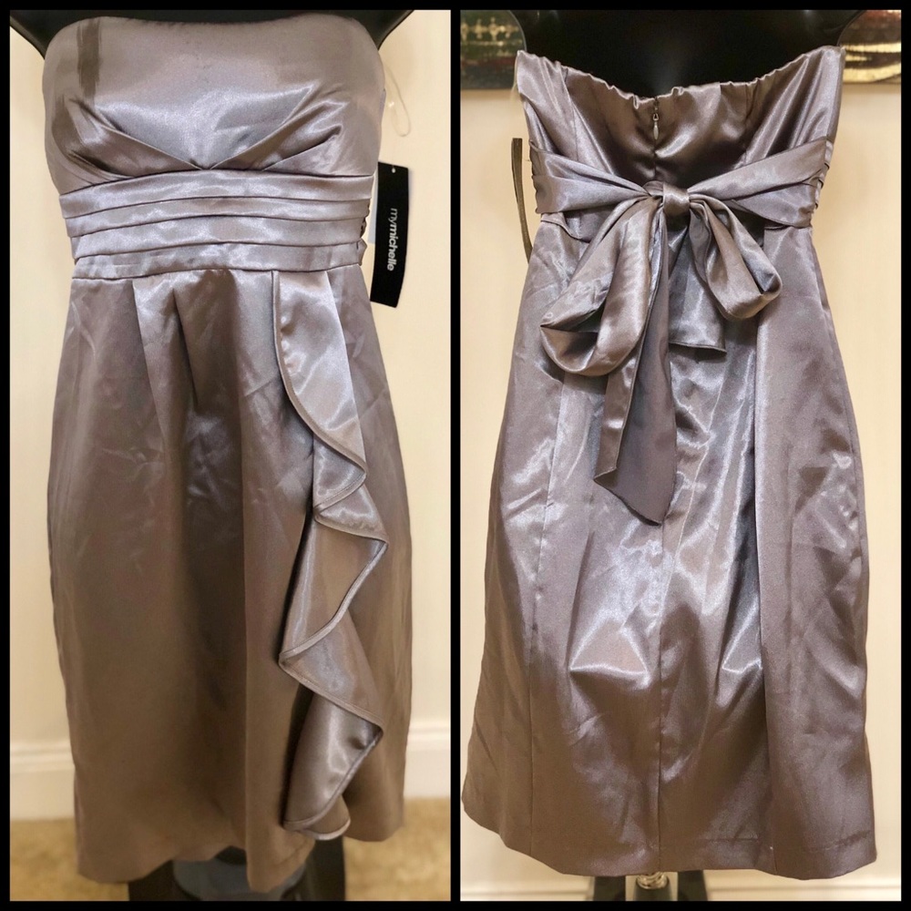 Formal Tube Fashion Dress with Tie Back